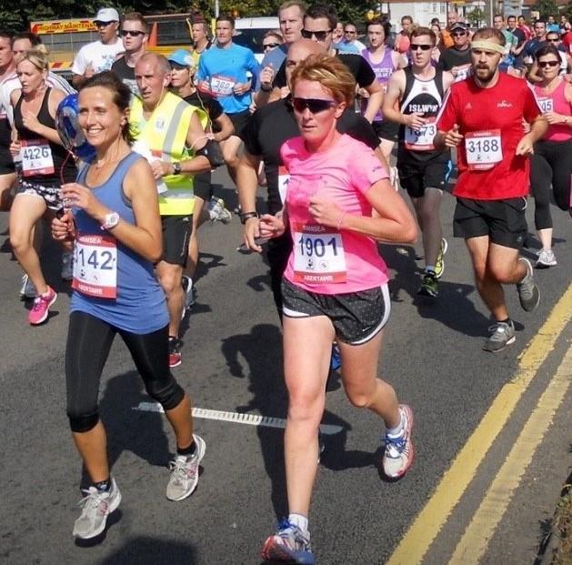 Pam Asson - Running a marathon